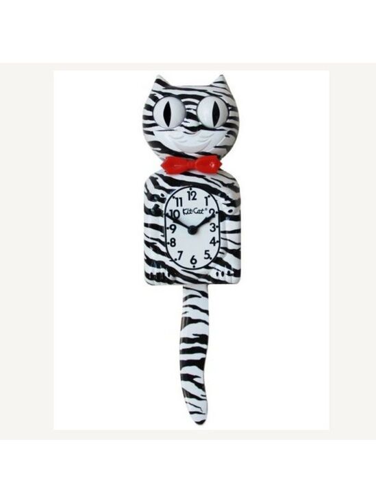Kit-Cat Klock Other - Retried Exotic Pet Collection Zebra Kit-Cat Klock clock LAST ONE!